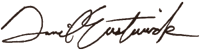 David Eastwick signature
